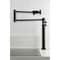 Kingston Brass Deck Mount Pot Filler Faucet, Matte Black KS4700PKX - alternate 4