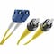 Unc Group Fiber Optic Patch Cable, Lc-St, 9 125 Singlemode Duplex, Yellow, 2M FJ9LCST-02M - alternate 2