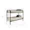 Homeroots Black Twin Over Twin Metal Bunk Bed 285197 - alternate 3