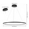 Jonathan Y Brice 35" Modern Contemporary Metal Round Integrated LED Pendant, Matte Black JYL7220A - alternate 7