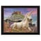 Homeroots Royal Unicorn 1 Black Framed Print Wall Art 415880 - alternate 1
