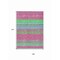 Homeroots 9' X 12' Blush Lime Green And Teal Blue Striped Washable Indoor Outdoor Area Rug 614801 - alternate 5