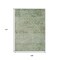 Homeroots 9' X 12' Artichoke Green And Ivory Abstract Washable Indoor Outdoor Area Rug 631585 - alternate 4