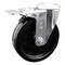 Service Caster 5 Inch Phenolic Wheel Bolt Hole Caster with Total Lock Brake SCC-BHTTL20S514-PHR - alternate 1