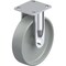 Blickle Rigid Plate Caster, Gray Nylon, 8", 660 lb. BES-POG 200G-14 - alternate 1