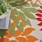 Homeroots 10' Green Orange And Red Round Indoor Outdoor Area Rug 521644 - alternate 7