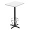 Flash Furniture Rectangle 30 in L, 24 in W, White XU-WHTB-2430-T2222B-3CFR-GG - alternate 1