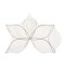 Andova Tiles Ciara Tanok White 7-in. x 12-in. Flower Marble Look Matte Porcelain Wall & Floor Tile ANDCIA1262 - alternate 1