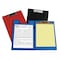 C-Line Products 8-1/2" x 11" Assorted Vinyl Clipboard Folder, 1/EA, 12EA/DS, 3DS/CT 30600-DS - alternate 4