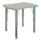 Flash Furniture Commercial Plastic Adjustable Height Activity Table-Light Gray/Sage, 26.5x21.75 YU-YCY-098-RECT-TBL-SAGE-GG - alternate 1