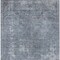 Homeroots 8' X 10' Blue And Gray Abstract Washable Indoor Outdoor Area Rug 615503 - alternate 5