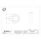 Tritan Shielded Radial Ball Bearing, 6206 Industry Number, Double Shielded, 30 mm Dia, Alloy Steel 6206 ZZ/C3 PRX - alternate 2