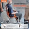 Vevor Stair Chair Emergency Evacuation Transfer Stair Wheelchair 350 lbs 4 Wheel YHR-W4 - alternate 3