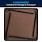 Flash Furniture 33.5 W, 33.5 L, 27.75 H, Foam, Medium Density Fiberboard, Metal, Plastic, Vinyl Top, Black 3-JB-2-GG - alternate 8