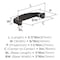 Amerock Franklin 3 inch (76mm) Center-to-Center Oil-Rubbed Bronze Cabinet Pull, 10PK 10VMP37050ORB - alternate 3