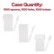 Smarty Had A Party White Disposable Plastic Cutlery Set - Spoons, Forks and Knives (1000 Guests), 3000PK 420S-WHCS-CASE - alternate 5