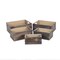 Homeroots Set of Five Black And Brown Solid Wood Crate, 5PK 487720 - alternate 2