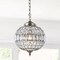 Jonathan Y Georgina 12" Crystal/Metal LED Pendant, Antique Brass JYL6110A - alternate 8