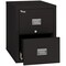 Fireking 20-13/16" W 2 Drawer File Cabinet, Black, Legal 2P2131-CBL - alternate 2