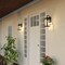 Vaxcel Clinton Matte Black Outdoor Wall Sconce Light Clear Glass Shade, Dimmable T0808 - alternate 7