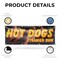 Signmission Hot Dogs Steamed Bun, 36 Inch x 96 Inch, Vinyl Banner B-96-30700 - alternate 2