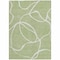 Homeroots 3' X 5' Artichoke Green And Ivory Abstract Washable Indoor Outdoor Area Rug 597451 - alternate 4