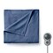 Sunbeam Twin Size Electric Fleece Heated Blanket in Blue 2152753 - alternate 1