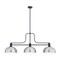 Z-Lite Melange Matte Black 3 Light Billiard 725-3MB-D13BN - alternate 4