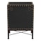 Baxton Studio Laura Vintage Black Canvas Lift-Top Trunk End Table 251-13912-ZORO - alternate 5