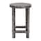 Bali & Pari Elara Coastal Black and White Mother of Pearl Capiz Shell End Table 252-13985-ZORO - alternate 5
