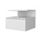 Homeroots 12" Wood One Drawer Floating Nightstand 518169 - alternate 1
