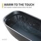 Anzzi Piete Series 32in W x 68in D x 25in H Black Freestanding Bathtub MN6732BKS - alternate 5