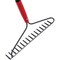 Do It Best 16.5'' Steel Bow Garden Rake, 16-Tine YN-R012-16-2FL - alternate 4