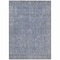Homeroots 3' X 5' Denim Blue And Gray Oriental Washable Indoor Outdoor Area Rug 604713 - alternate 3