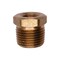 Auveco Brass Threaded Reducing Bushing 3/8in Exterior Threads 1/8in Interior Thread, 5PK 300 - alternate 1