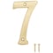 Prosource House Number, Character: 7, 4 in H Character, 2.21 in W Character N-Z047PB3L-PS - alternate 1