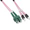 Sanoxy 2m ST/SC Duplex 9/125 Single Mode Fiber Optic Cable SNX-CBL-LDR-FB102-9502 - alternate 1