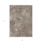 Homeroots 5' X 8' Brown And Beige Geometric Washable Indoor Outdoor Area Rug 595062 - alternate 5