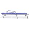 Leisuremod Marlin Patio Chaise Lounge Chair with Armrests in Grey Aluminum Frame, Navy Blue MLAGR-77NBU - alternate 7