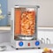 Vevor Stainless Steel Gas Shawarma Grill Machine Vertical Gyro Rotisserie Doner ZH-9211R - alternate 4