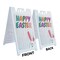 Signmission Happy Easter, A-Frame & 2 Decals Installed, Heavy-Duty Plastic Frame SBHD-D-2436-30390 - alternate 4