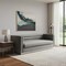 Homeroots 84" Dark Gray Velvet Solid Wood Sofa 543971 - alternate 6