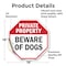 Signmission Private Property Beware of Dogs, 18 Inch X 18 Inch, Vinyl Decal OC-D-18-138 - alternate 4