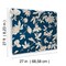 York Wallcoverings Passion Flower Toile Navy Wallpaper RT7856 - alternate 6