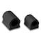 Ut Wire D-Wings Nail-Free Cord Clips, 12 Small 0.38in, Six Large 0.5in, Black, 18PK UTW-D18-BK - alternate 3
