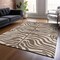 Homeroots 5' X 8' Brown And Beige Animal Print Washable Indoor Outdoor Area Rug 600595 - alternate 6