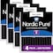 Nordic Pure 16x20x5 Pure Carbon Pleated Air Filter, High Capacity, MERV 8, 4 PK 16x20x5HPCP-4 - alternate 1