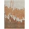 Homeroots 3' X 5' Orange And Brown Abstract Washable Indoor Outdoor Area Rug 613644 - alternate 3