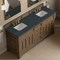 James Martin Vanities Brookfield 72" Double Vanity, Pecan, w/ 3 CM Charcoal Soapstone Silestone Top 547-V72-PCN-3CSP - alternate 6