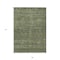 Homeroots 9' X 12' Olive Green And Ivory Geometric Washable Indoor Outdoor Area Rug 605600 - alternate 3